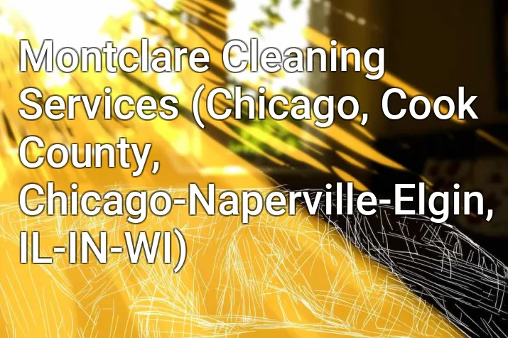 Montclare Cleaning Services (Chicago, Cook County, Chicago-Naperville-Elgin, IL-IN-WI)