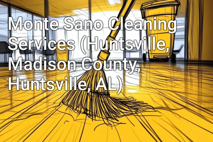 Monte Sano Cleaning Services (Huntsville, Madison County, Huntsville, AL)