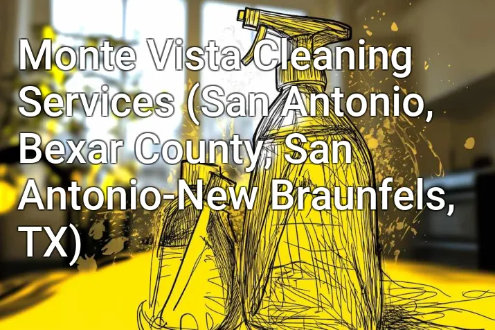 Monte Vista Cleaning Services (San Antonio, Bexar County, San Antonio-New Braunfels, TX)