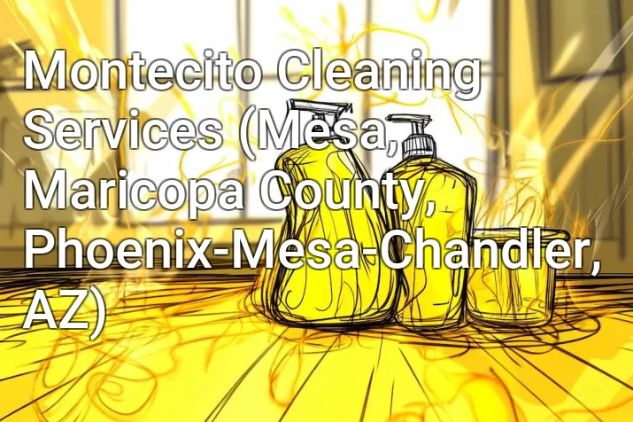 Montecito Cleaning Services (Mesa, Maricopa County, Phoenix-Mesa-Chandler, AZ)