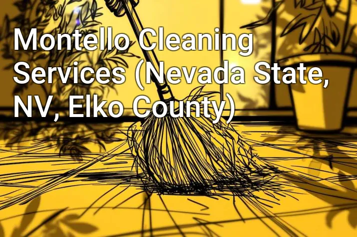 Montello Cleaning Services (Nevada State, NV, Elko County)