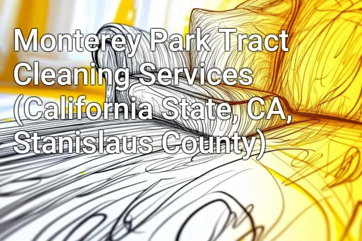 Monterey Park Tract Cleaning Services (California State, CA, Stanislaus County)