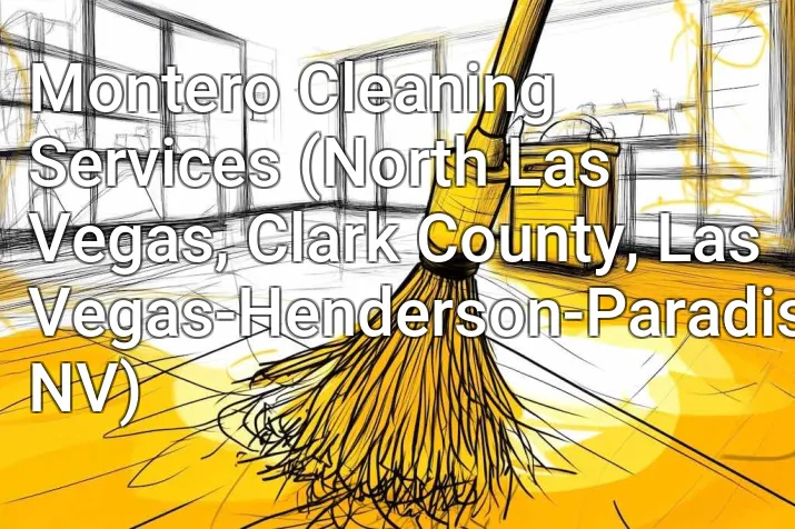 Montero Cleaning Services (North Las Vegas, Clark County, Las Vegas-Henderson-Paradise, NV)