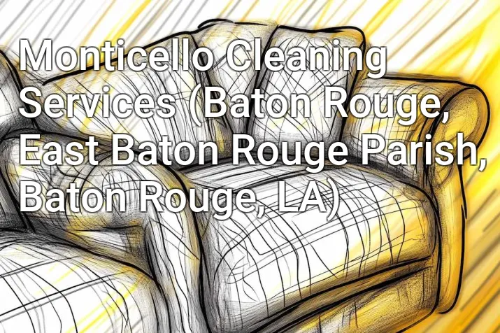 Monticello Cleaning Services (Baton Rouge, East Baton Rouge Parish, Baton Rouge, LA)