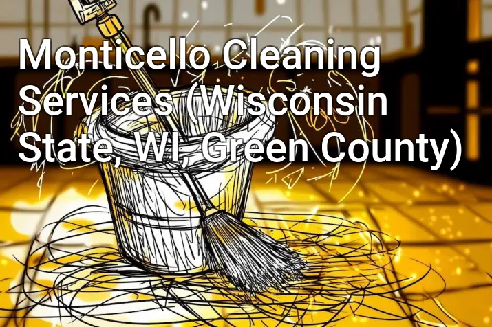 Monticello Cleaning Services (Wisconsin State, WI, Green County)