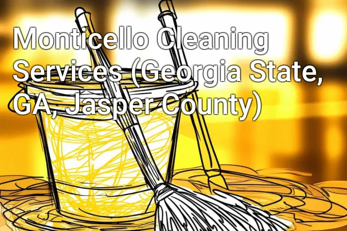 Monticello Cleaning Services (Georgia State, GA, Jasper County)