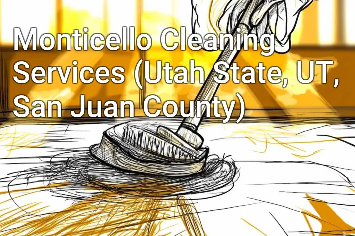 Monticello Cleaning Services (Utah State, UT, San Juan County)