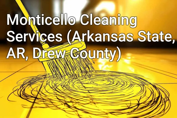 Monticello Cleaning Services (Arkansas State, AR, Drew County)