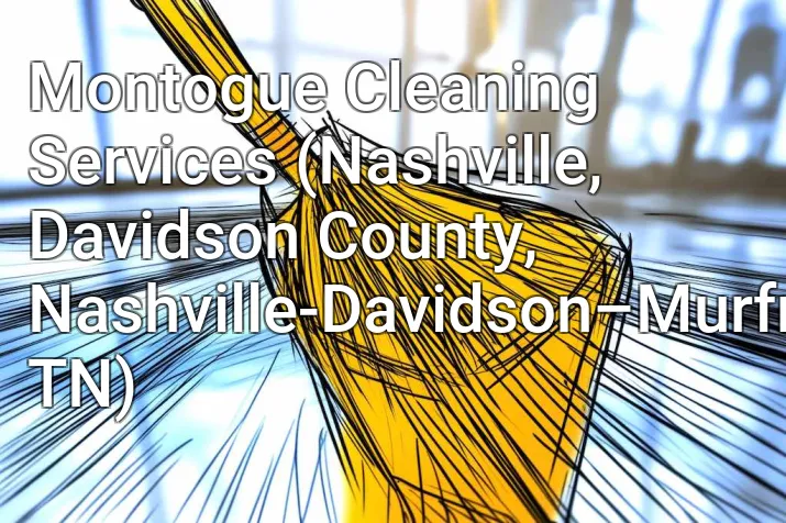 Montogue Cleaning Services (Nashville, Davidson County, Nashville-Davidson–Murfreesboro–Franklin, TN)