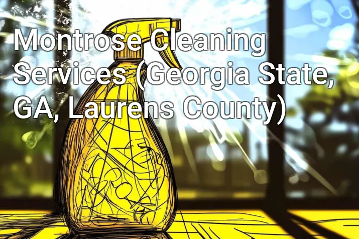 Montrose Cleaning Services (Georgia State, GA, Laurens County)