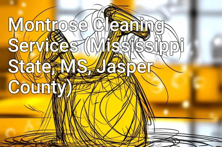 Montrose Cleaning Services (Mississippi State, MS, Jasper County)