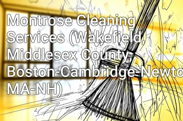 Montrose Cleaning Services (Wakefield, Middlesex County, Boston-Cambridge-Newton, MA-NH)