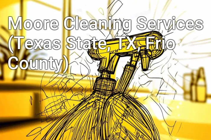 Moore Cleaning Services (Texas State, TX, Frio County)