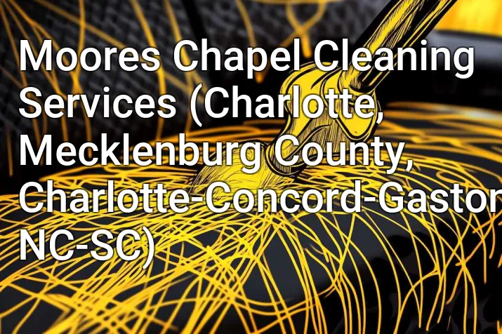 Moores Chapel Cleaning Services (Charlotte, Mecklenburg County, Charlotte-Concord-Gastonia, NC-SC)