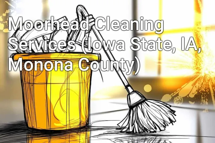 Moorhead Cleaning Services (Iowa State, IA, Monona County)