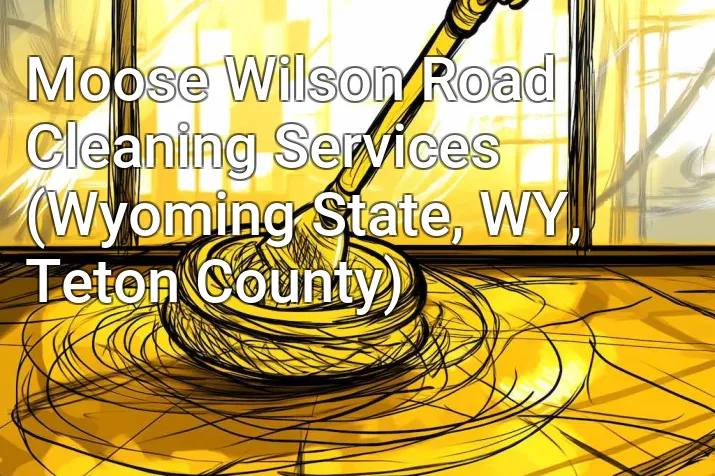 Moose Wilson Road Cleaning Services (Wyoming State, WY, Teton County)