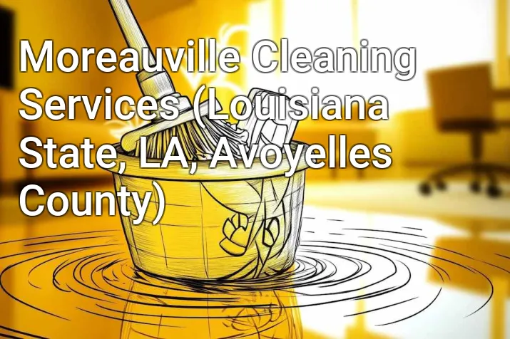 Moreauville Cleaning Services (Louisiana State, LA, Avoyelles County)