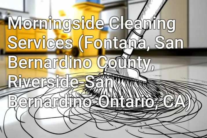 Morningside Cleaning Services (Fontana, San Bernardino County, Riverside-San Bernardino-Ontario, CA)