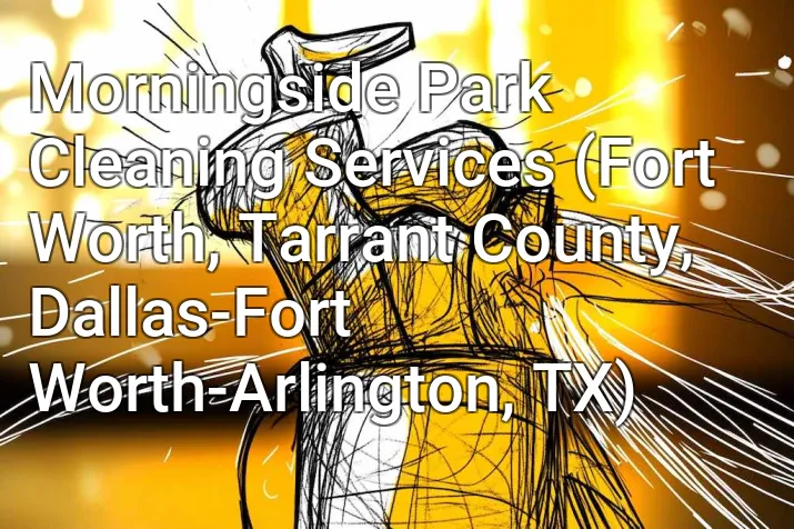 Morningside Park Cleaning Services (Fort Worth, Tarrant County, Dallas-Fort Worth-Arlington, TX)