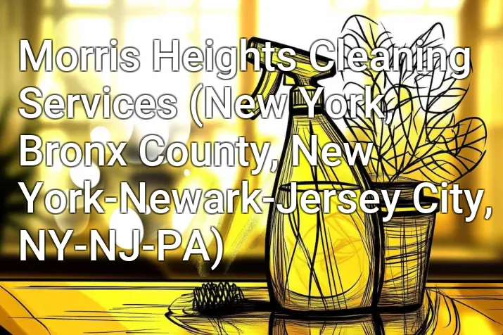 Morris Heights Cleaning Services (New York, Bronx County, New York-Newark-Jersey City, NY-NJ-PA)