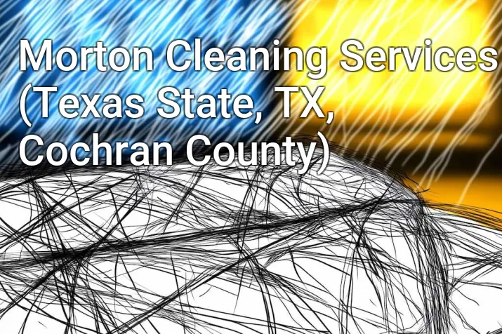 Morton Cleaning Services (Texas State, TX, Cochran County)