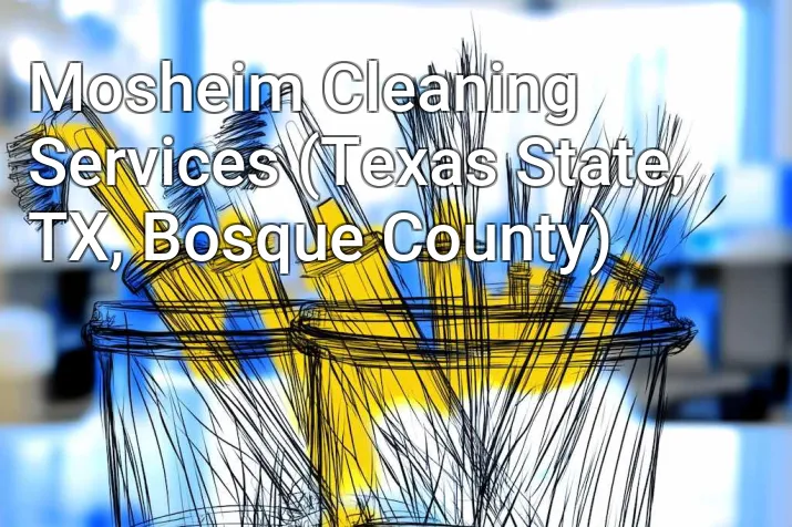 Mosheim Cleaning Services (Texas State, TX, Bosque County)
