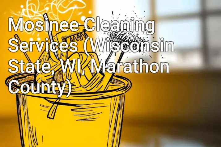 Mosinee Cleaning Services (Wisconsin State, WI, Marathon County)