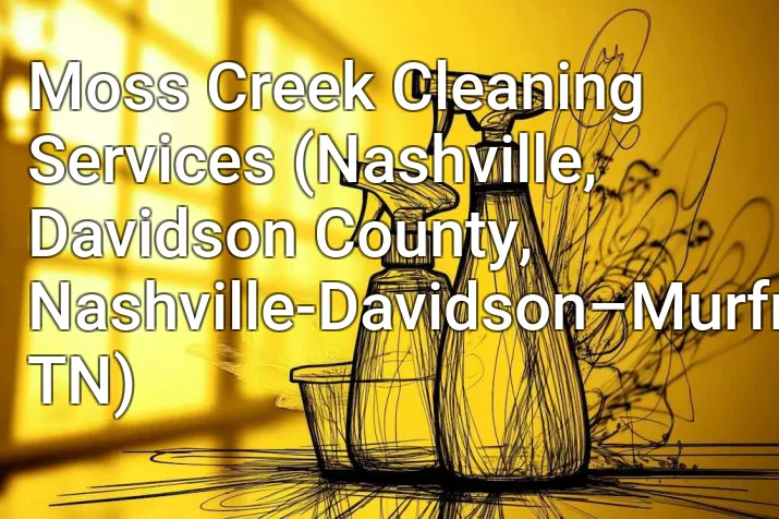 Moss Creek Cleaning Services (Nashville, Davidson County, Nashville-Davidson–Murfreesboro–Franklin, TN)