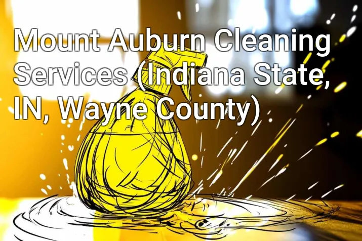 Mount Auburn Cleaning Services (Indiana State, IN, Wayne County)
