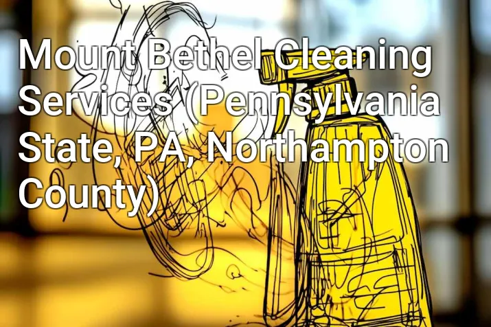 Mount Bethel Cleaning Services (Pennsylvania State, PA, Northampton County)