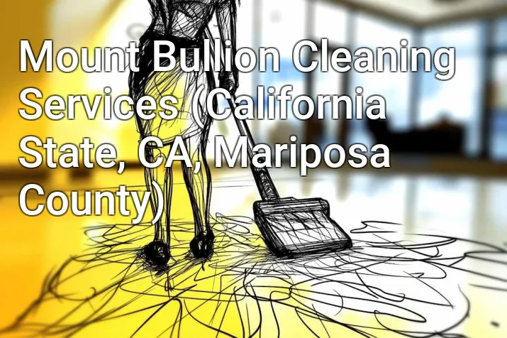 Mount Bullion Cleaning Services (California State, CA, Mariposa County)