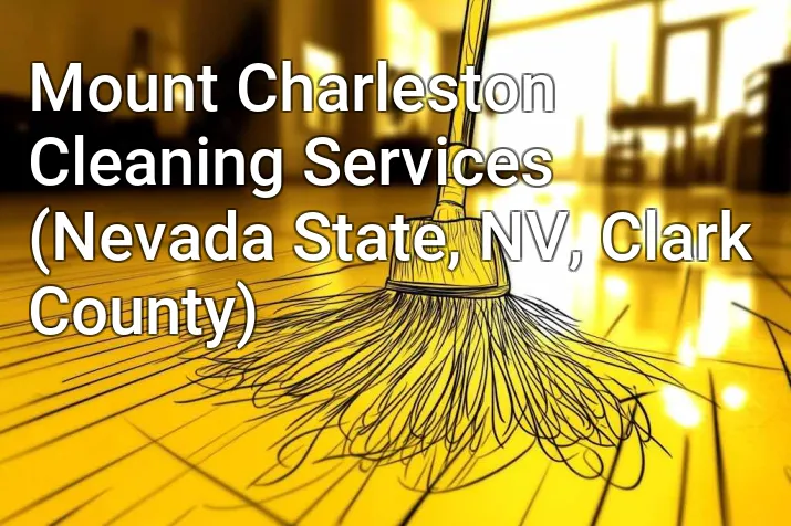 Mount Charleston Cleaning Services (Nevada State, NV, Clark County)