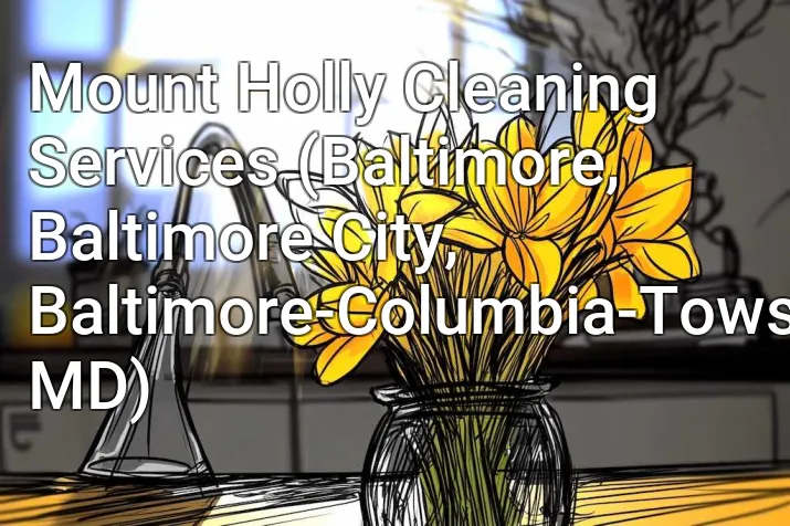 Mount Holly Cleaning Services (Baltimore, Baltimore City, Baltimore-Columbia-Towson, MD)