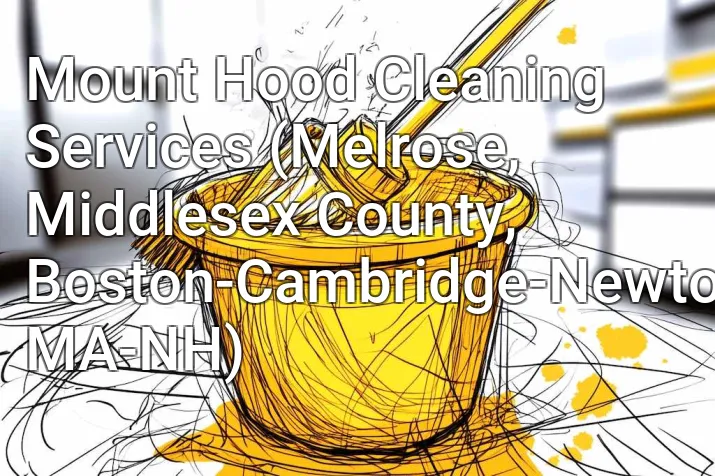Mount Hood Cleaning Services (Melrose, Middlesex County, Boston-Cambridge-Newton, MA-NH)