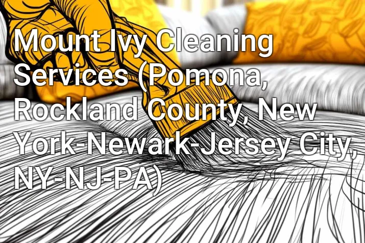 Mount Ivy Cleaning Services (Pomona, Rockland County, New York-Newark-Jersey City, NY-NJ-PA)