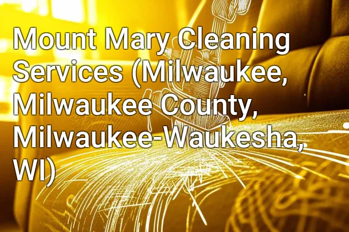 Mount Mary Cleaning Services (Milwaukee, Milwaukee County, Milwaukee-Waukesha, WI)