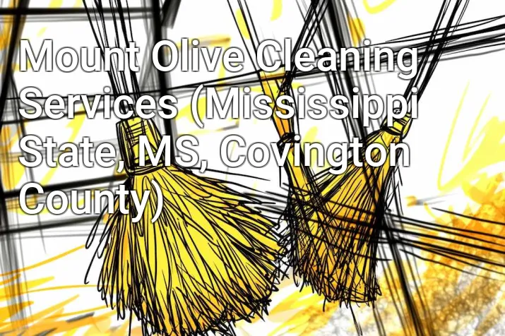 Mount Olive Cleaning Services (Mississippi State, MS, Covington County)