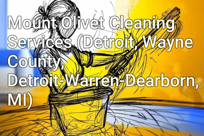 Mount Olivet Cleaning Services (Detroit, Wayne County, Detroit-Warren-Dearborn, MI)