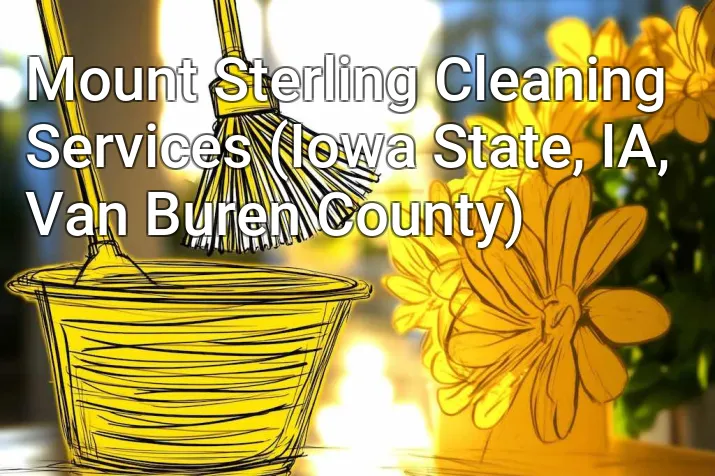Mount Sterling Cleaning Services (Iowa State, IA, Van Buren County)