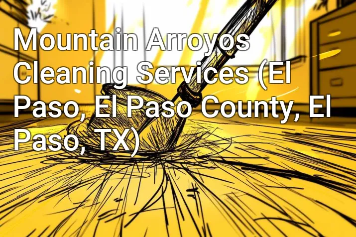 Mountain Arroyos Cleaning Services (El Paso, El Paso County, El Paso, TX)