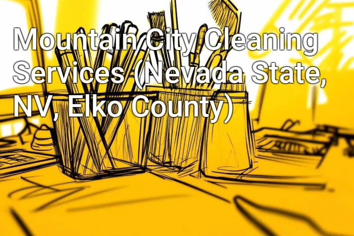 Mountain City Cleaning Services (Nevada State, NV, Elko County)