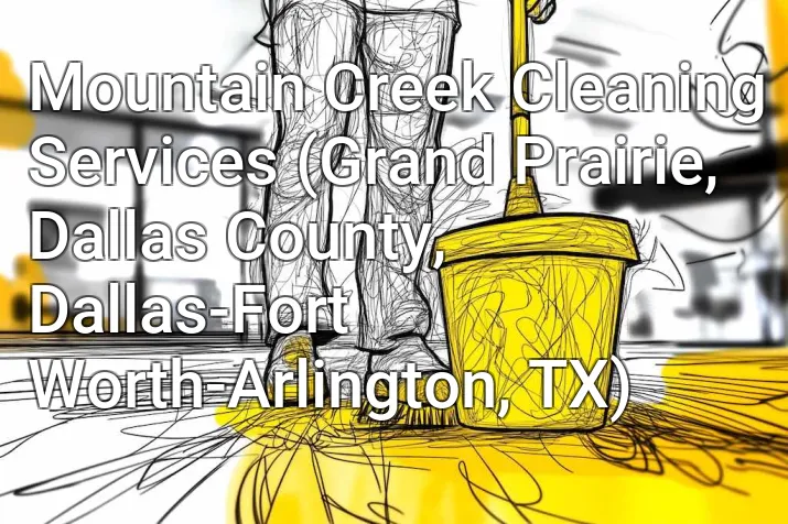 Mountain Creek Cleaning Services (Grand Prairie, Dallas County, Dallas-Fort Worth-Arlington, TX)