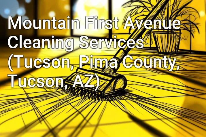 Mountain First Avenue Cleaning Services (Tucson, Pima County, Tucson, AZ)