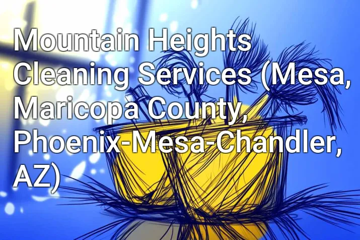 Mountain Heights Cleaning Services (Mesa, Maricopa County, Phoenix-Mesa-Chandler, AZ)