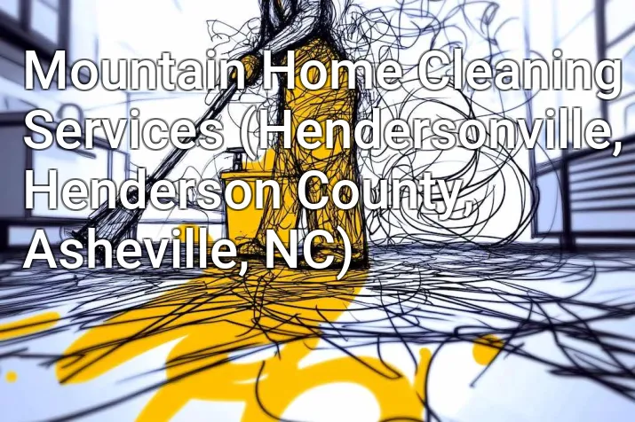 Mountain Home Cleaning Services (Hendersonville, Henderson County, Asheville, NC)