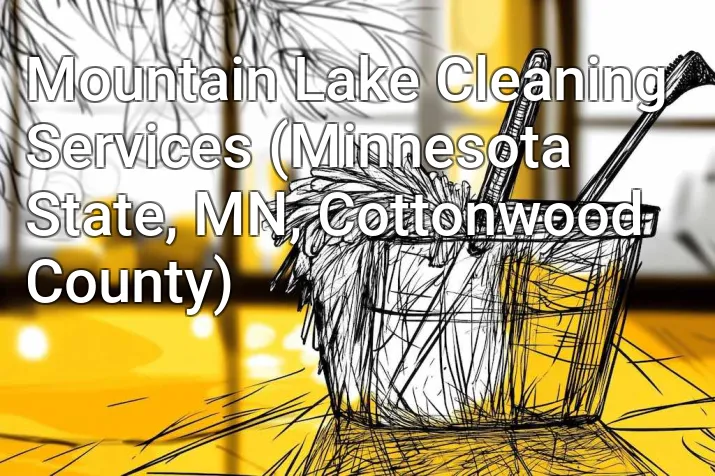 Mountain Lake Cleaning Services (Minnesota State, MN, Cottonwood County)