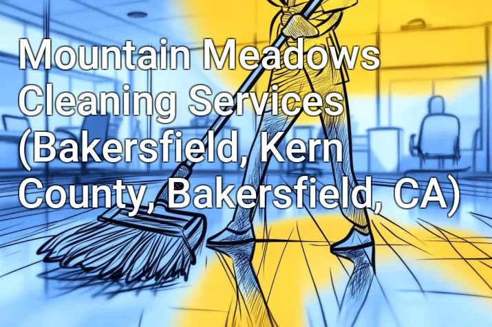 Mountain Meadows Cleaning Services (Bakersfield, Kern County, Bakersfield, CA)