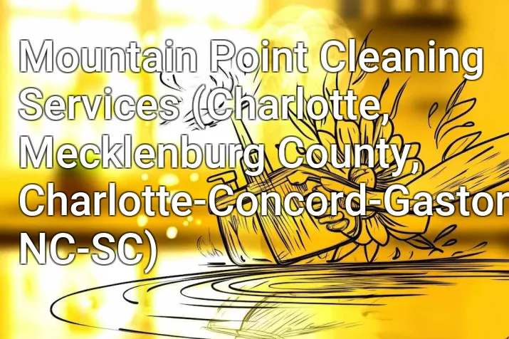 Mountain Point Cleaning Services (Charlotte, Mecklenburg County, Charlotte-Concord-Gastonia, NC-SC)