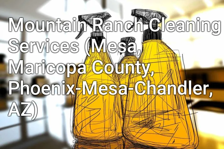 Mountain Ranch Cleaning Services (Mesa, Maricopa County, Phoenix-Mesa-Chandler, AZ)