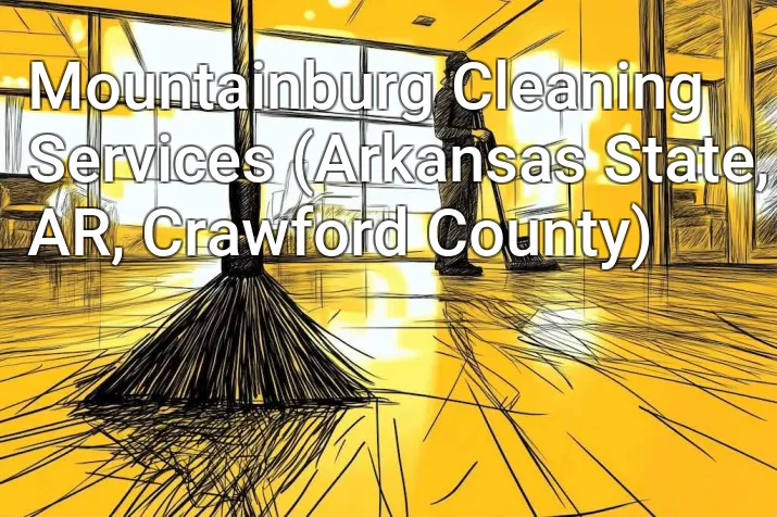 Mountainburg Cleaning Services (Arkansas State, AR, Crawford County)